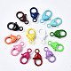 Spray Painted Eco-Friendly Alloy Lobster Claw Clasps US-PALLOY-T080-04-NR-1