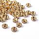 Brass Rhinestone Spacer Beads US-RB-A014-Z6mm-01G-NF-2