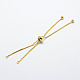 Rack Plating Brass Chain Bracelet Making US-KK-A142-018G-1