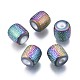 Electroplate Glass Beads US-EGLA-S196-03B-06-1