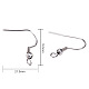 304 Stainless Steel Earring Hooks US-STAS-PH0003-02P-3