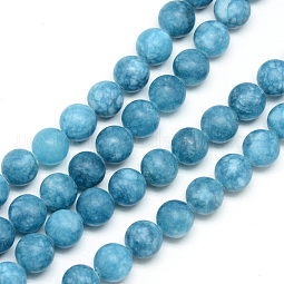 Natural White Jade Bead Strands US-X-G-R297-8mm-48