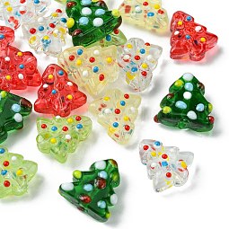 20Pcs 5 Colors Handmade Bumpy Glass Beads Strands US-LAMP-CJ0001-97
