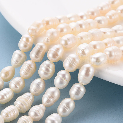 Natural Cultured Freshwater Pearl Beads Strands US-PEAR-S012-41E-1
