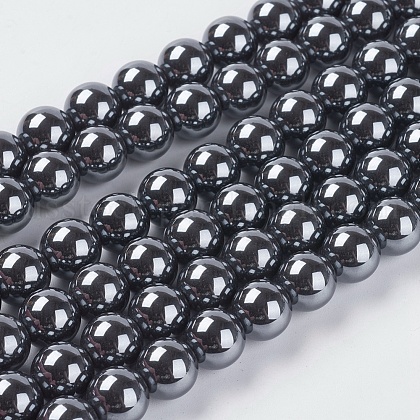 Non-Magnetic Synthetic Hematite Beads US-G-H1070-1-1