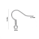 304 Stainless Steel Earring Hooks US-STAS-S111-002-3