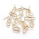 Brass Stud Earring Components US-KK-L180-027G-NF-1