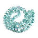 Transparent Electroplate Glass Beads Strands US-EGLA-N006-078C-2