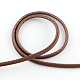 Imitation Leather Round Cords with Cotton Cords inside US-LC-R008-02-2