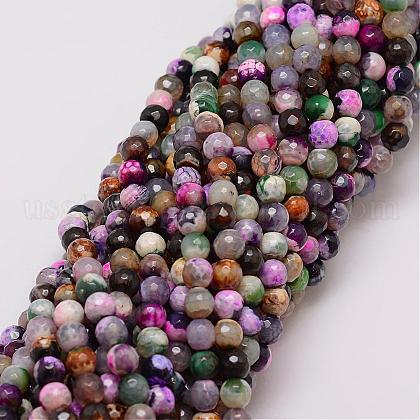 Natural Fire Crackle Agate Bead Strands US-G-G882-6mm-B07-2-1