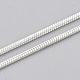 Brass Round Snake Chain Necklace Making US-MAK-T006-11B-S-3