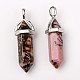 Natural Rhodonite Double Terminated Pointed Pendants US-G-F295-05D-2