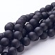Natural Black Agate Beads Strands US-G-D543-12mm-1