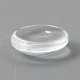 Flat Back Clear Transparent Dome Oval Shape Glass Cabochons Diameter 12mm for Photo Craft Jewelry Making US-GGLA-PH0002-02C-3