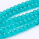 Spray Painted Crackle Glass Beads Strands US-CCG-Q001-4mm-15-2