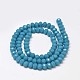 Faceted Rondelle Glass Beads Strands US-GLAA-I033-6mm-03-2