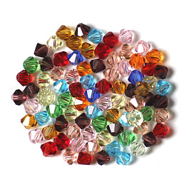 Imitation Austrian Crystal Beads US-SWAR-F022-4x4mm-M