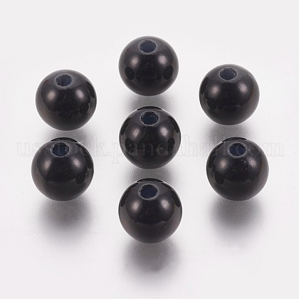 ABS Plastic Imitation Pearl Beads US-KY-G009-6mm-01-1