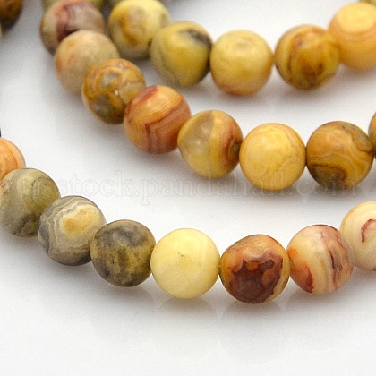 Natural Crazy Agate Round Beads Strands US-G-N0120-16-6mm-1