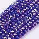 Electroplate Glass Beads Strands US-EGLA-D021-67-1