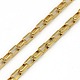 Trendy Unisex 304 Stainless Steel Box Chain Necklaces US-NJEW-L043-05G-2