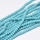 Faceted Rondelle Glass Beads Strands US-GLAA-I033-3mm-11-1