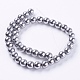 Synthetic Magnetic Hematite Beads Strands US-G-H1099-1-2