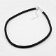 Braided Leather Cord Necklaces US-NJEW-J023-18-1