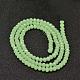 Faceted Rondelle Glass Beads Strands US-GLAA-I033-4mm-07-2
