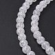 Synthetic Crackle Quartz Beads Strands US-GLAA-S134-6mm-05-3