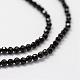 Natural Black Spinel Beads Strands US-G-K185-09-3