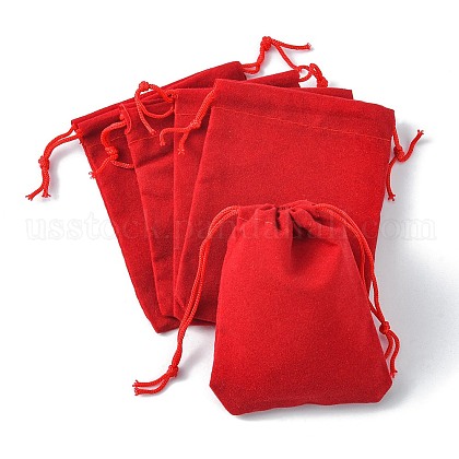 Velvet Cloth Drawstring Bags US-TP-C001-70X90mm-2-1