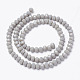 Opaque Solid Color Glass Beads Strands US-EGLA-A034-P2mm-D10-2