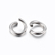 304 Stainless Steel Open Jump Rings US-X-STAS-H437-6x1mm-2