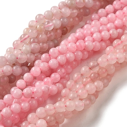 Natural Rose Quartz Beads Strands US-G-F591-04-6mm-1