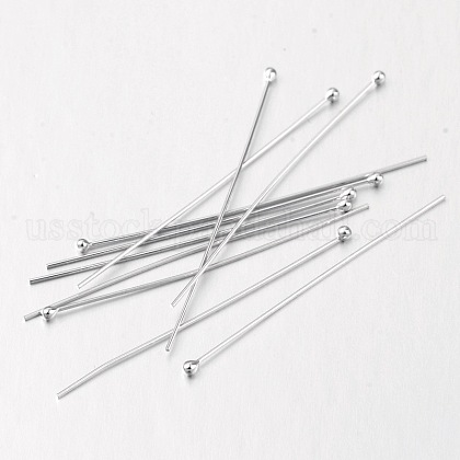 Sterling Silver Ball Head Pins US-STER-I005-26P-1