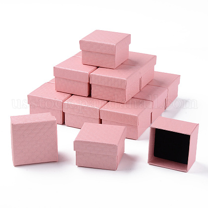 Square Cardboard Ring Boxes&nbsp;US-CBOX-S020-02-2