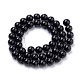 Natural Obsidian Beads Strands US-G-S259-33-8mm-2