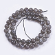 Natural Black Moonstone Beads Strands US-G-J157-8mm-05-2