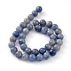 Natural Blue Aventurine Round Beads Strands US-G-M248-4mm-01-3