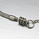 304 Stainless Steel European Round Snake Chains Bracelets US-STAS-J015-05-2