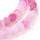 Natural Crackle Agate Beads Strands US-G-G055-6mm-1-3