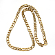 304 Stainless Steel Cuban Link Chain Necklaces and Bracelets Jewelry Sets US-SJEW-O065-B-05G-3