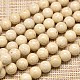 Natural Fossil Round Beads Strands US-G-I108-8mm-1