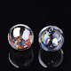Handmade Blown Glass Globe Beads US-DH017J-1-12mm-AB-2