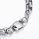 304 Stainless Steel Box Chain Bracelets US-BJEW-H508-07P-2