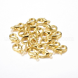 Zinc Alloy Lobster Claw Clasps US-E103-G-NF