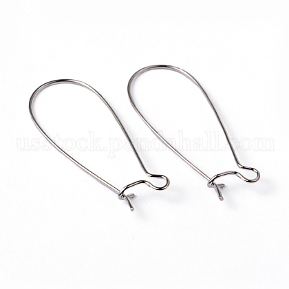 Brass Hoop Earring Wires Hook Earring Making Findings US-X-EC221-1