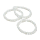Opalite Beaded Stretch Bracelets US-BJEW-D446-B-07-4