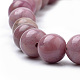 Natural Rhodonite Beads Strands US-G-S259-08-8mm-3